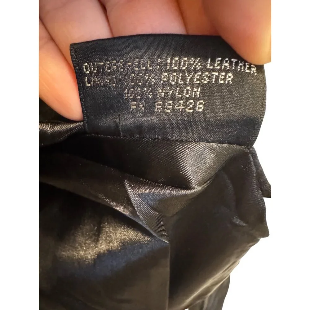Wilsons Leather Womens Black Jacket S 100% Leather